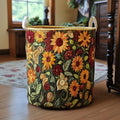 Amber Meadow Quilted Laundry Basket NCU0PTT756