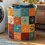 Ancient Harmony Quilted Laundry Basket NCU0PTT736