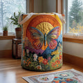 Aurora Butterfly Quilted Laundry Basket NCU0PTT2583