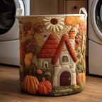 Autumn Forest Charm Quilted Laundry Basket NCU0NTD037