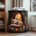 Autumn Fox Quilted Laundry Basket NCU0PVL715