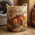 Autumn Harvest Glow Quilted Laundry Basket NCU0NTD031