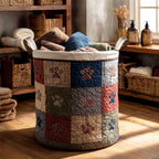 Autumn Paw Haven Quilted Laundry Basket NCU0NTV601