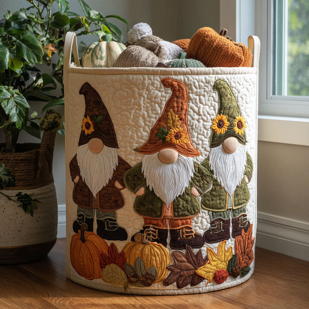 Autumn Wanderer Quilted Laundry Basket NCU0PTT962
