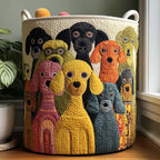 Barkadoodle Quilted Laundry Basket NCU0PTT1463